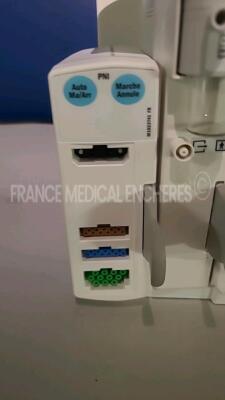 GE Patient Monitor F-FM-00 - YOM 2010 - w/ E-PSM-00 module YOM 2010 - N-FC-00 module YOM 2010 (Powers up) *66224231/66088176620773 - 4