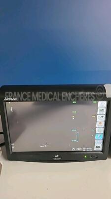 Lot of 2 x Spacelabs Elance Vital Signs Monitors 93300 YOM 2009/2011 - w/ ECG leads and SPO2 sensors (Both power up) *3300002488/001402* - 2