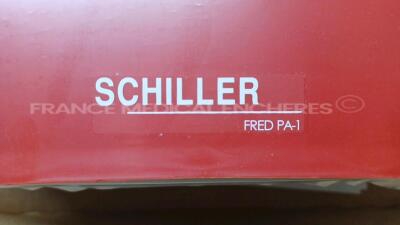 Lot of 3x Schiller Automatic Defibrillators FRED PA-1 - YOM 2018 - Refurbished by the manufacturer 2 years guarantee - 3