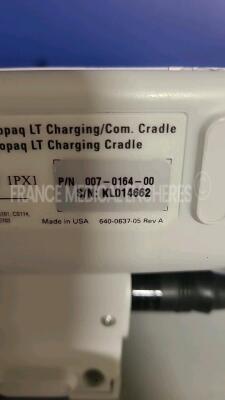 Lot of 3 x WelchAllyn Vital Signs Monitors Propaq LT - YOM 2011 to 2014 w/ 3x ECG leads and 2 x SP02 sensors (All power up) *KL020524/LK014662/KL020551/KA022301/KA027829/KA027831* - 9