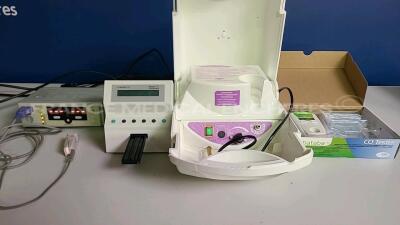 Lot of 1x Nellcor Pulse Oxymeter N-550 and 4 x Kitett Breast Pumps Kfisio and 2 x FIM Medical CO Tester Tabataba untested and 2 x Siemens Urine Analyzers Clinitek 50 and 1 x Philips Holter 3100A Digitrak-Plus 24 untested and 1x FIM Medical CO Tester unt