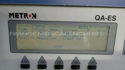 Metron Electrosurgical Analyzer QA-ES - S/W 1.30 (Powers up) *5354* - 5