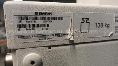 Siemens C-Arm Siremobil Compact L - YOM 2014 -S/W VE00G firmware version 3.0.49.4 (Powers up) - 16