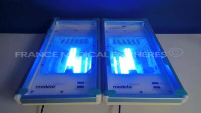 Lot of 2 x Medela Phototherapy Systems BilliBed (Both Power Up - G-Type Plugs - See Pictures) *1104970/1063067*