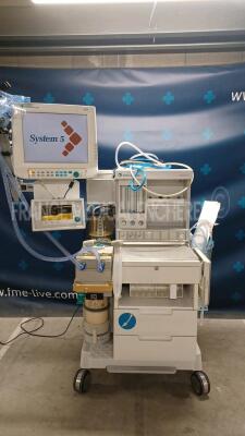 Datex Ohmeda Ventilator Aestiva S/5 w/ Datex Ohmeda Monitor S/5 (Powers up) *amrh02914*