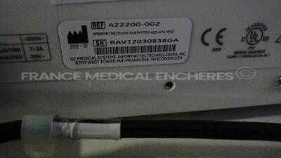 Lot of 3 x GE Receiver Subsystems/Telemetry Systems ApexPro - YOM 2012/2015 and 5 x GE Telemetry Transmitters ApexPro - YOM 2009/2012 (All power up) *RAV15301165GA/RAV15151136GA/RAV12030838GA* - 12