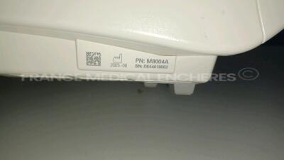 Philips Patient Monitors Intellivue Cardiac MP50 - YOM 2005 - S/W K.21.42 - French Language - w/ 1 x Philips Modules M3001A - YOM 2009 (Powers up) *DE44019052/DE907T1599* - 5