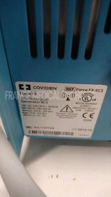 Valleylab Electrosurgical Unit Force FX 8CS YOM 2013 -w/ footswitch (Powers up) *s3l11277ax* - 4