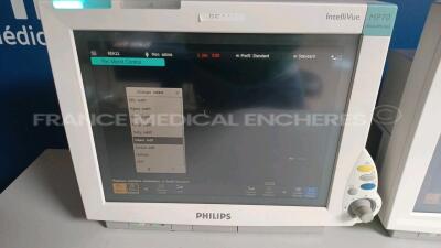 Lot of 6 x Philips Patient Monitors IntelliVue MP70/IntelliVue Anesthesia MP70 - YOM 2007 - S/W J.10.52/L.01.21 (All power up - Damaged - See Pictures) *DE73164087/DE61756567DE73163666/DE73163738/DE61756575/DE61756606* - 2