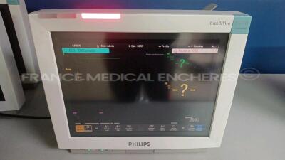 Lot of 5 x Philips Patient Monitors IntelliVue Neonatal MP70 - YOM 2009 - S/W L.01.22 - w/ 5 x Philips Modules M3001A - YOM/Refurbished YOM 2008/2009 (Powers up) *DE717P0034/DE84391729/DE907T8732/DE84391783/DE907T8555/DE84391788/DE907T8703/DE84392667/DE90 - 23