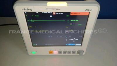 Mindray Patient Monitor iPM 10 - YOM 2015 - French Language (Powers up) *FG-52018196* - 4