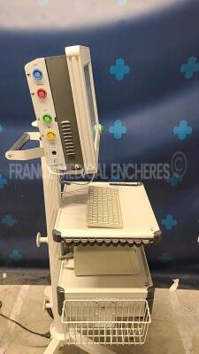 Neoventa Fetal Monitor STAN 31- YOM 2007 w/ US/TOCO probes - ECG lead - printer (Powers up) *02400* - 3