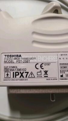 Toshiba Ultrasound Aplio 400 TUS A-400 YOM 2013 - w/ PST-25BT probe YOM 2013 - PVT-712BT probe YOM 2013 - PC-50M probe YOM 2017 (Powers up) *TDA13Y2219* - 19