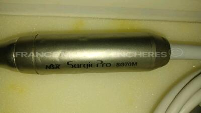 NSK Dental Implant Motor Surgic Pro SG70M - w/ NSK Modules - 1 x NSK SGS-ES and 1 x NSK SGS-E2S (Untested) *0BF20051/ABF70121/0BC30007* - 5