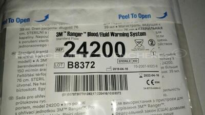 Lot of 29 x 3M Blood/Fluid Warming System Ranger 24200 - YOM 2019 - Standard Flow - w/ Injection Port (Sealed - Unused - See Pictures) - 3