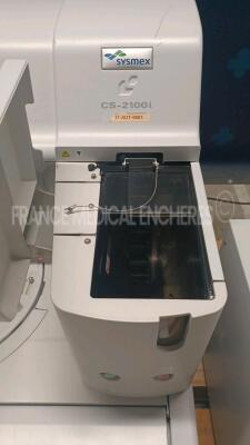 Sysmex Automated Blood Coagulation Analyzer CS-2100 - YOM 2015 - missing Workstation (Powers up) *22943* - 5