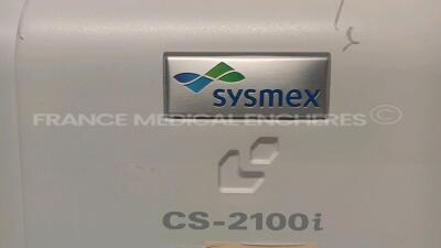 Sysmex Automated Blood Coagulation Analyzer CS-2100 - YOM 2015 - missing Workstation (Powers up) *22943* - 6