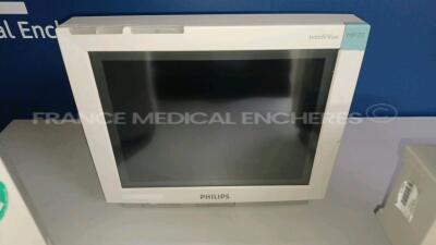 Lot of 3 x Philips Patient Monitors IntelliVue MP70 - YOM 2007 (No Power - Damaged - For spare parts - See Pictures) *DE73163688/DE73163663/DE61756593* - 6