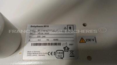 Drager Infant Warmer Babytherm 8010 -YOM 2007 (Powers up) *ARYB0035* - 6