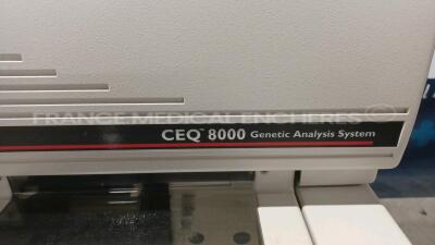 Beckman DNA Analysis System Coulter CEQ8000 - YOM 2011 (Powers up) *3066838* - 3