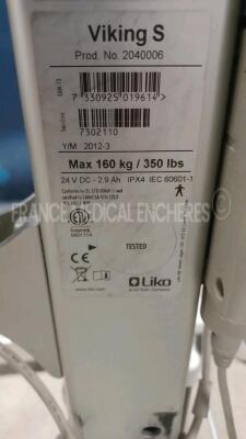 Liko Patient Lift Viking S w/ remonte control - YOM 2012 (No power) *7302110* - 5