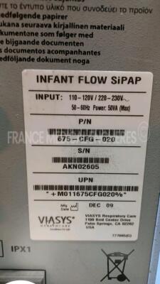 Viasys Infant Flow Sipap - YOM 2009 (Powers up) *akn02605* - 3