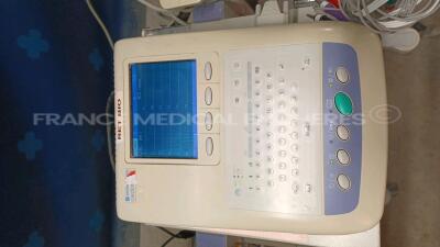 Lot of 1x Philips Fetal Monitor Series 50A - YOM 2005 and 1x Nihon Khoden ECG CardiofaxM - YOM 2008 and 1x Philips ECG PageWriter Trim II and 1x WelshAllyn ECG CP200 (All power up) *20002977/usd0402832/00926/3816g27914* - 4