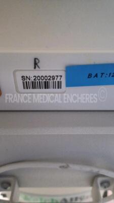 Lot of 1x Philips Fetal Monitor Series 50A - YOM 2005 and 1x Nihon Khoden ECG CardiofaxM - YOM 2008 and 1x Philips ECG PageWriter Trim II and 1x WelshAllyn ECG CP200 (All power up) *20002977/usd0402832/00926/3816g27914* - 14