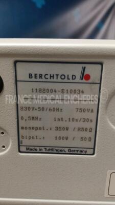 Berchtold Electrosurgical Unit Elektrotom 5305Powers up) *e10034* - 6