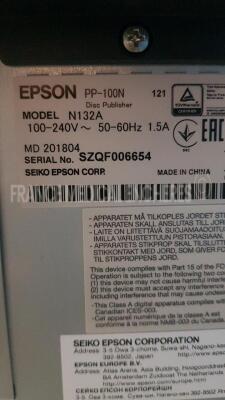 Lot of 3 x Epson Disc Producers PP-100N (All power up) *SZQF00654/SZQF00473/LPQF20119* - 7