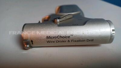 Lot of 1 x Hall/Micro Choice Wire Driver and Fixation Drill 5020-027 - w/ Hall/Micro Choice Modules - 1 x Wire Driver 5020-028 and 1 x Jacobs Chuck 5020-030 and 1 x Universal Drill 5020-029 (Untested) *00132315/134947* - 9