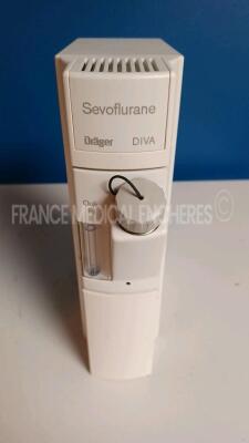 Lot of 3 x Drager Anesthesia Vaporizers Sevoflurane DIVA - YOM 2009/2011 (Untested) *ASCD-0028/ASAB-0020/ASCD-0026 - 4