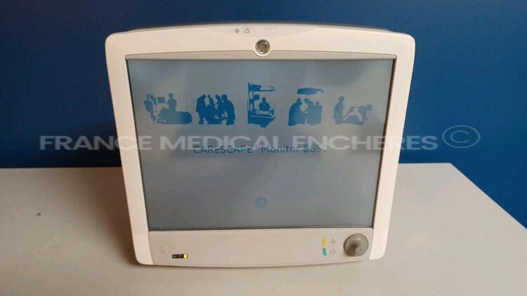 GE Patient Monitor Carescape B650 - YOM 2012/12 - w/ 1 x GE Module E-PSMP-01 - YOM 2013/12 (Powers up - French Language - See Pictures) *SEW12504802HA/7057913*