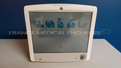 GE Patient Monitor Carescape B650 - YOM 2012/12 - w/ 1 x GE Module E-PSMP-01 - YOM 2012/11 (Powers up - French Language - See Pictures) *SEW12504794HA/6918462*