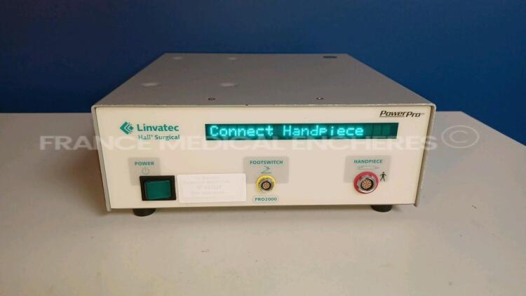 Hall Surgical/Linvatec Controller PowerPro PRO2000i (Powers up) *1415*