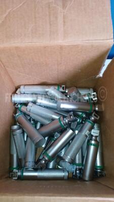 Mixed lot of unknown model Laryngoscope Handles