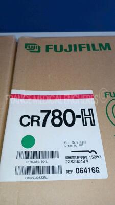 Lot of 3 x Fujifilm CR Film CR 780-H - REF 06416G - 150 NIF - 27.7 x 36.4 CM (Sealed - See Pictures) - 5