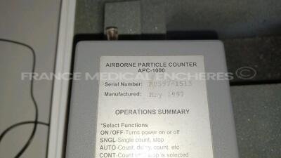 Lot of 1 x Critikon Vital Signs Monitor 8103 and 2 x Smith Medical Ambulatory Infusion System CADD-Solis - YOM 2013/2012 - w/ 1 x Power Supply and 1 x Biotest Diagnostics Airborne Particle Counter APC-1000 and 1 x Nihon Kohden Electrocardiograph ECG-6851K - 14