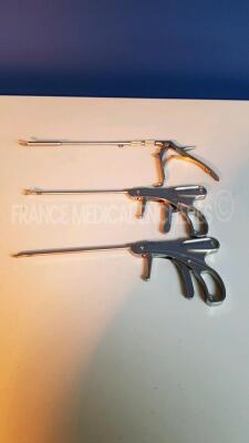 Lot of 2 x Depuy Mitek Autocapture Flexible Suture Passers Expressew 3 and 1 x Weck 113510 E/1