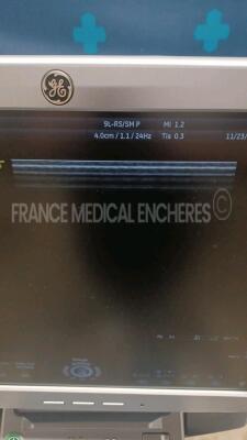 GE Ultrasound Voluson S6 BT14 - YOM 11/2014 - S/W 14.0.0.233 - Options - 3D/4D Advanced - IOTA LR2 - BT Activation w/ GE Probe 9L-RS - YOM 09/2022 and Sony Digital Graphic Printer UP-D897 (Powers up) *274658SU4/301583WP1* - 10