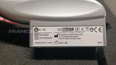 GE Healthcare Transducer 9L-RS - YOM 08/2021 (See photo of the test) *272797WP2* - 5