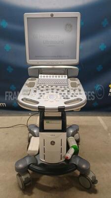 GE Ultrasound Voluson S8 - YOM 02/2014 - S/W 12.0.3.151 - Options - 3D/4D - SonoNT - DICOM - BT Activation w/ GE Probe C1-5-RS - YOM 06-2019 and Sony Digital Graphic Printer UP-D897 (Powers up) *244566SU6/781542WX6*