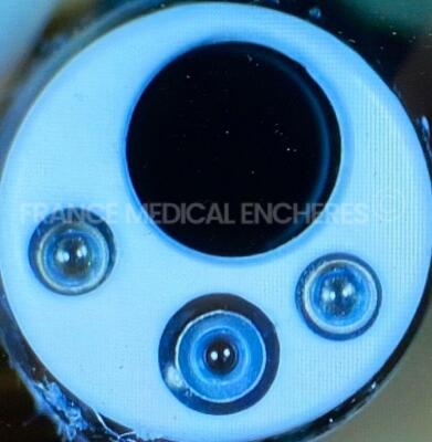 Olympus Bronchoscope BF-1T180 Engineer’s report: Optical system no fault found , crushing at the Angulation level, Insertion tube plied, Light transmission no fault found, Channels no fault found, Torn distal sheath, Leak no fault found: *2445157 - 2