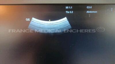 GE Healthcare Ultrasound Versana Essential VA - YOM 03/2019 - Version R1.0.0 - in excellent condition - tested and controlled by OEM - Ready for clinical use - w/ 1 x GE Transducer C2-5-RS - YOM 2019 and 1 x GE Transducer L6-12-RS - YOM 2023 (Powers up - - 6