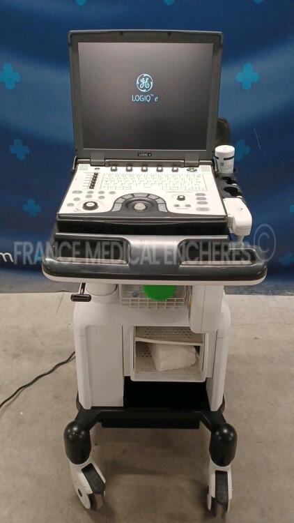 GE Ultrasound Logiq e - YOM 05/2015 - S/W 9.0.4 - Options - Needle w/ GE Probe L4-12t6RS - YOM 08/2022 (Powers up) *1152312WX3/424575WX9*