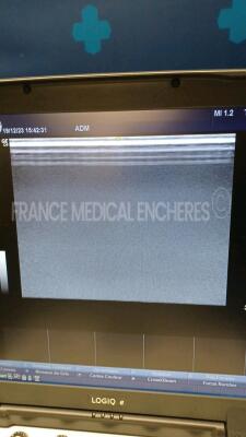 GE Ultrasound Logiq e - YOM 05/2015 - S/W 9.0.4 - Options - Needle w/ GE Probe L4-12t6RS - YOM 08/2022 (Powers up) *1152312WX3/424575WX9* - 7