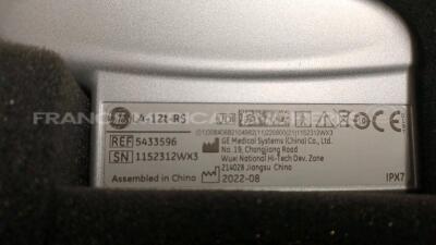 GE Ultrasound Logiq e - YOM 05/2015 - S/W 9.0.4 - Options - Needle w/ GE Probe L4-12t6RS - YOM 08/2022 (Powers up) *1152312WX3/424575WX9* - 11