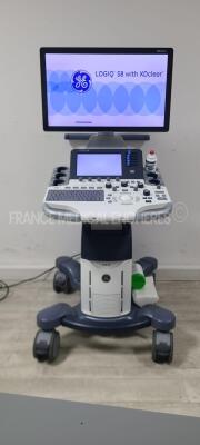 GE Healthcare Refurbished Ultrasound Logiq S8 R3 - SW 1.9 - YOM 02.2017 - SW Options Options DICOM - LOGIQ VIEW -ELASTOGRAPHY - ELASTOGRAPHY QUANTITATIVE ANALYSIS - ADVANCED PROBES with two probes 1 x 9L-D YOM 04.2018 and 1 x New IC5-9D * 501795SU2