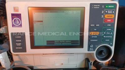 Medtronic/Physio-Control Defibrillator/Monitor Lifepak 12 - YOM 2005 - S/W 3011371-134 - User Test Passed - Multilingual Device - Missing Paddles - w/ 1 x ECG Leads and 1 x SPO2 Sensors and 1 x Cuff (Powers up - Slight Scratches - Batteries not included - - 13