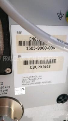 Datex Ohmeda Ventilator Engstrom CS Carestation - S/W 7.01 (Powers up) *CBCP01448* - 8